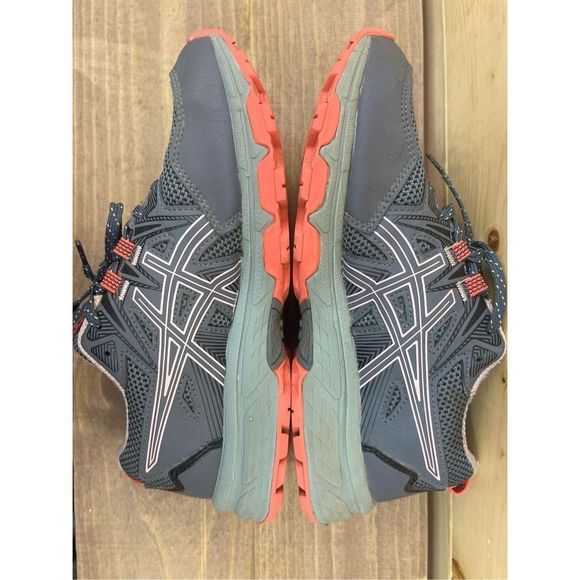 Asics Gel-Venture 8 Women's Trail Running Shoes in Carrier Grey/Ginger Peach Siz - Picture 7 of 11